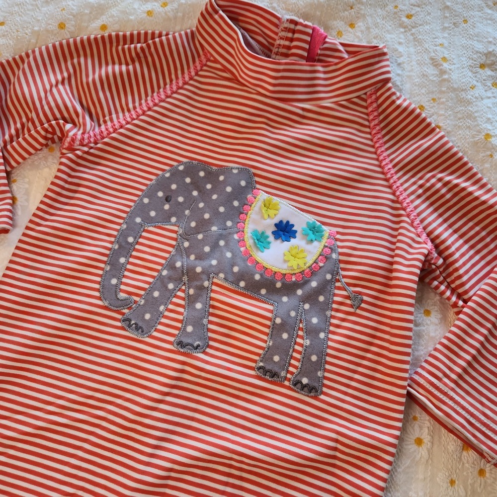 Baby Boden Stripes Swimming Suit One Piece - Size: 12-18 Months (86cm) - Picture 2 of 5